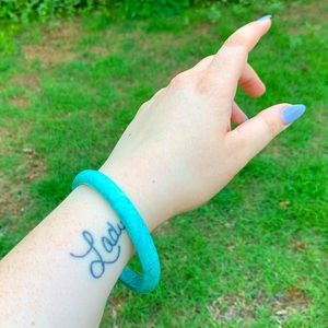 Funky Swirl Plastic Bangle